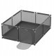 King Kids Kojec dziecięcy Cozy 25 Graphite - 150 cm (TN-COZY 25 GRAPHITE) 2