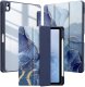 Etui na tablet Uniq Graficzne do Apple iPad 10.9 2022 Gen 10 / 11 2025 A16 Gen 11 z klapką, morskie - ochronne z podstawką 1