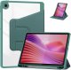 Etui na tablet 4kom.pl 360 Crystal do Lenovo Tab 10.1 2025, zielone - ochronne z podstawką, dostęp do portów i przycisków 8