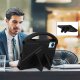 Etui na tablet Strado-Tech FunColor do Lenovo Idea Tab 11, czarne - ochronne z podstawką, dostęp do portów i przycisków 2
