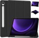 Etui na tablet Strado-Tech Smart Pencil do Samsung Galaxy Tab S9 SM X716 S9 FE S10 FE Lite, czarne - ochronne 1