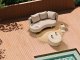 Beliani Sofa ogrodowa dla 3 osób PARORI Lewostronny Beżowy 2