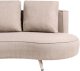Beliani Sofa ogrodowa dla 3 osób PARORI Lewostronny Beżowy 5