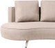 Beliani Sofa ogrodowa dla 3 osób PARORI Prawostronny Beżowy 5