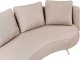 Beliani Sofa ogrodowa dla 3 osób PARORI Prawostronny Beżowy 6