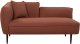 Beliani Szezlong boucle lewostronny ciemnoczerwony CHEVANNES 4