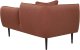 Beliani Szezlong boucle lewostronny ciemnoczerwony CHEVANNES 6