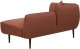 Beliani Szezlong boucle lewostronny ciemnoczerwony CHEVANNES 7