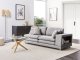 Beliani Sofa 2-osobowa szara HEDEN 2
