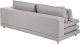 Beliani Sofa 2-osobowa szara HEDEN 5