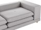 Beliani Sofa 2-osobowa szara HEDEN 7
