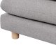 Beliani Sofa 2-osobowa szara HEDEN 10