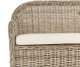 Beliani Sofa ogrodowa z otomaną dla 2 osób SUSUA Rattan Naturalny 11