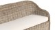 Beliani Sofa ogrodowa z otomaną dla 2 osób SUSUA Rattan Naturalny 12