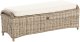 Beliani Sofa ogrodowa z otomaną dla 2 osób SUSUA Rattan Naturalny 8