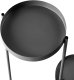 Beliani Stojak na kwiaty FRAGARIA Metal 42 cm czarny 6