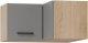 BogFran Szafka górna Nadstawka narożna 60 cm LP wisząca PATI PK31/PF32 Jasny Grafit (BF-PF32 JG KPL) 1