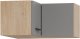 BogFran Szafka górna Nadstawka narożna 60 cm LP wisząca PATI PK31/PF32 Jasny Grafit (BF-PF32 JG KPL) 3