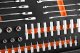 Zestaw narzędzi Neo Tools Kluczy nasadowych 1/2", 1/4", 95 szt., CrV, pianka EVA (10-065) 10