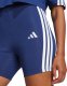 Adidas Spodenki damskie Essentials 3-Stripes High Waisted Biker niebieskie JE1225 S 5