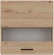 BogFran Szafka górna z witryną 60 cm LP wisząca kuchenna Pati PK05/PF34 Dąb Artisan (BF-PF334 DA KPL) 2
