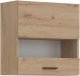 BogFran Szafka górna z witryną 60 cm LP wisząca kuchenna Pati PK05/PF34 Dąb Artisan (BF-PF334 DA KPL) 3
