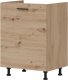 BogFran Szafka dolna pod zlew L/P 60 cm stojąca kuchenna PATI PK17/PF36 Dąb Artisan (BF-PK17/PF36 DA KPL) 1