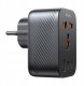 Mcdodo Przejściówka ładowarka adapter podróżny wtyczka EU 2 USB-C 1 USB-A 8