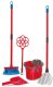 Mattel Zestaw do sprzątania Vileda Pulizie dla dzieci Mop, wiadro, miotła EDUKAMP (ZA6730) 2