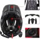 RockBros Kask rowerowy Rockbros TT-32SBPP-S dziecięcy z odpinaną szczęką rozmiar S - fioletowo-różowy 3