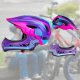 RockBros Kask rowerowy Rockbros TT-32SBPP-S dziecięcy z odpinaną szczęką rozmiar S - fioletowo-różowy 7