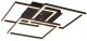 Lampa sufitowa RL Light CHOROS DL132-62883 LED 27W 2700 - 6000K geometryczna czarny 1