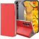 Hello Case Etui z Klapką Do Samsung Galaxy A14 4G / 5G (Czerwone, Zamykane) Szkło (BNDL3932) 1