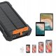 Powerbank LogiLink Solar-Powerbank 10000 mAh 20W, 2x USB-A, 1x USB-C, czarny (PA0390) 3