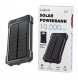 Powerbank LogiLink Solar-Powerbank 10000 mAh 20W, 2x USB-A, 1x USB-C, czarny (PA0390) 10