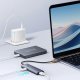 HUB USB Baseus USB-A UltraJoy Series 4xUSB-A 3.0 1xUSB-C 5V - szary (6932172653347) 4