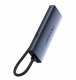 HUB USB Baseus USB-A UltraJoy Series 4xUSB-A 3.0 1xUSB-C 5V - szary (6932172653347) 6
