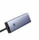 HUB USB Baseus USB-A UltraJoy Series 4xUSB-A 3.0 1xUSB-C 5V - szary (6932172653347) 10