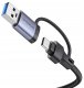 HUB USB Baseus USB-A/USB-C UltraJoy Series 4xUSB-A 3.0 1xUSB-C 5V - szary (6932172655846) 6