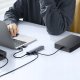 HUB USB Baseus USB-A/USB-C UltraJoy Series 4xUSB-A 3.1 1xUSB-C 5V - szary (6932172655822) 7