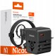 Mcdodo 2W1 Ładowarka adapter podróżny przejściówka angielska UK EU US 25W 1