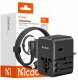Mcdodo 2W1 Ładowarka adapter podróżny przejściówka angielska UK EU US 45W 1