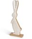 Dekoracja świąteczna Eurofirany Drewniana figurka zajączka 17x42 cm wielkanocna duża 1