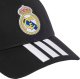 Adidas Czapka z daszkiem Real Madrid czarno-biała KQ9575 dorośli M/L 3