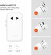 Fixed Adapter sieciowy GaN USB-C, USB-A, 45W Voyager Slim (FIXCT45-3C1A-WH) 2