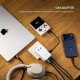 Fixed Adapter sieciowy GaN USB-C, USB-A, 45W Voyager Slim (FIXCT45-3C1A-WH) 3