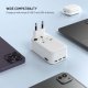 Fixed Adapter sieciowy GaN USB-C, USB-A, 45W Voyager Slim (FIXCT45-3C1A-WH) 4