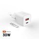 Ładowarka Fixed Mini 1x USB-A 1x USB-C 3 A (FIXCG30M-CA-WH) 1