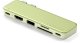 Satechi USB-C Snap Hub - adapter do urządzeń mobilnych (USB-C 5 Gbps, USB-A 5 Gbps, HDMI 4K, czytnik kart micro/SD 104 MB/s, USB-C PD passthrough 45W) (citrus) (ST-HUSNY) 2