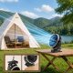 Wentylator Zenwire Wiatrak USB Cichy mini wentylator biurkowy biwakowy chłodzenie 15000mAh 6